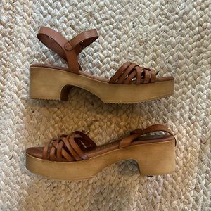 Musse & cloud block heeled sandals